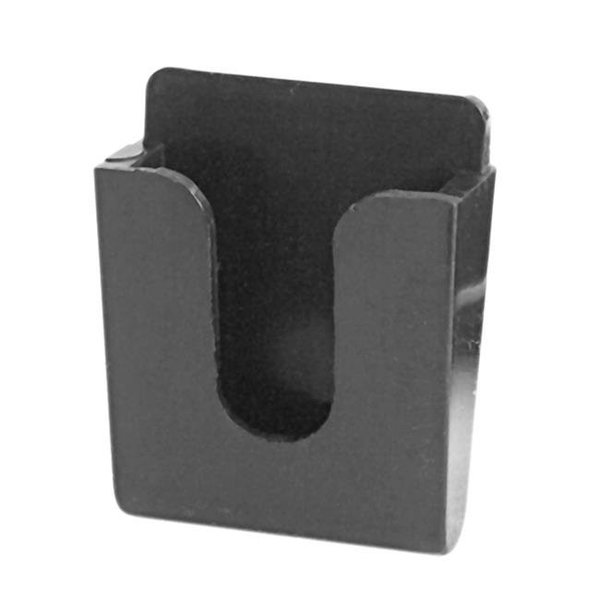 Serverusa Black Plastic Mic Clip with Adhesive Back SE212357